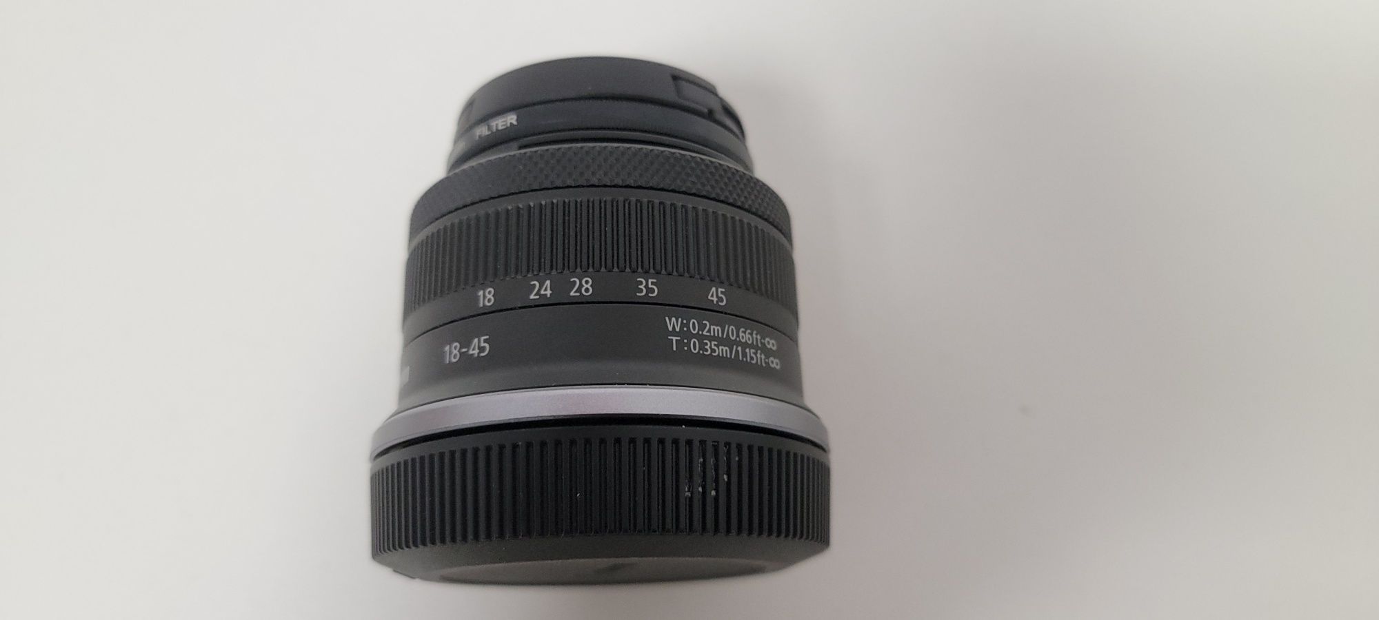 Обектив Canon RF-S 18-45 + CPL филтър