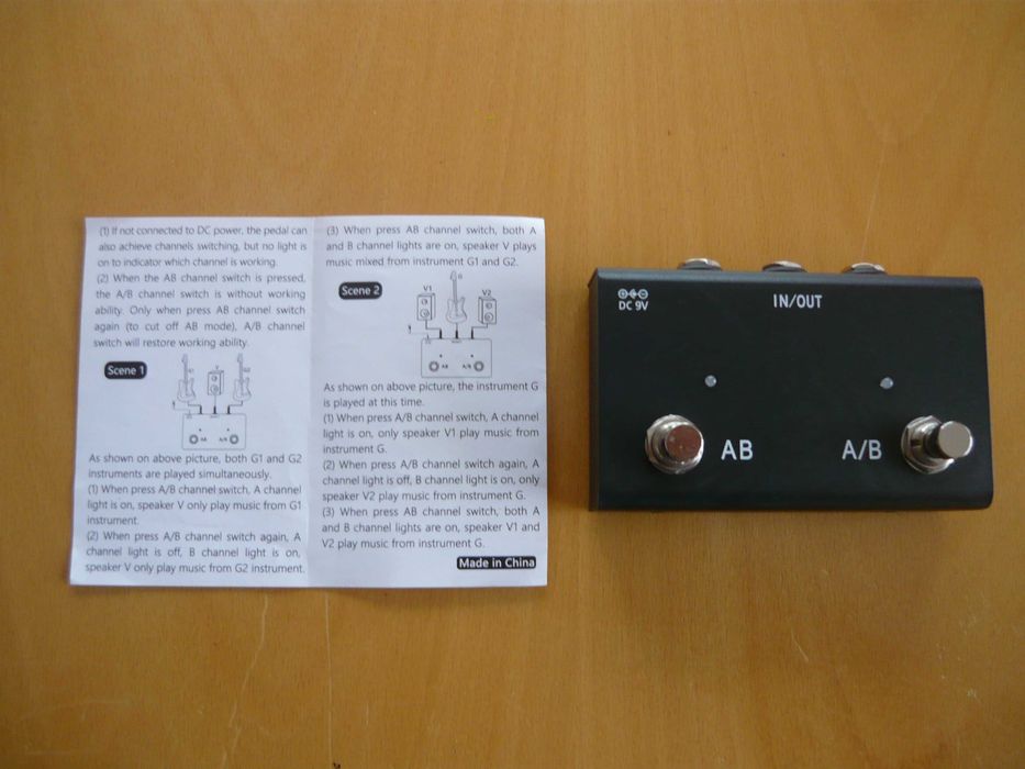 Footswitch Pedal   DB-ABY Switch Pedal
