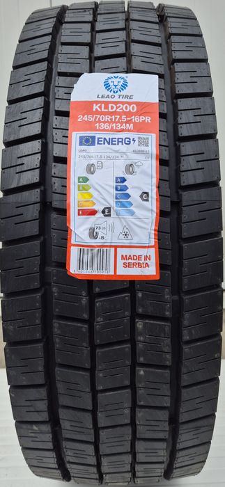 245/70 R17.5 , 136M, LEAO KLD200 16 P.R. , Anvelope de tractiune M+S
