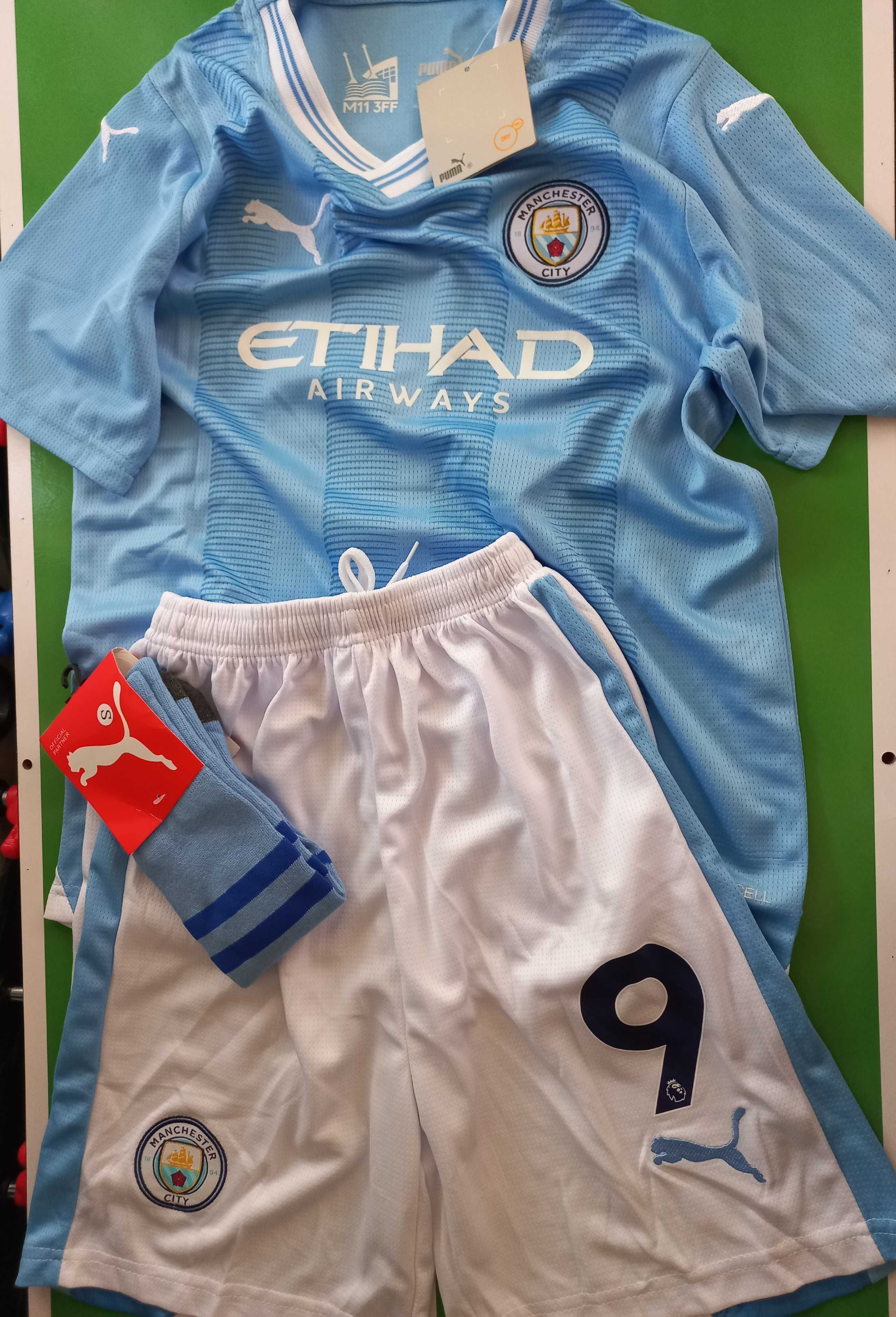 Echipament fotbal M.City 23/24 De Bruyne, Haaland