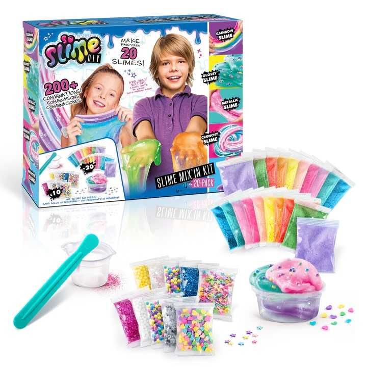 Творчески комплект Canal Toys Слайм, 20 цвята