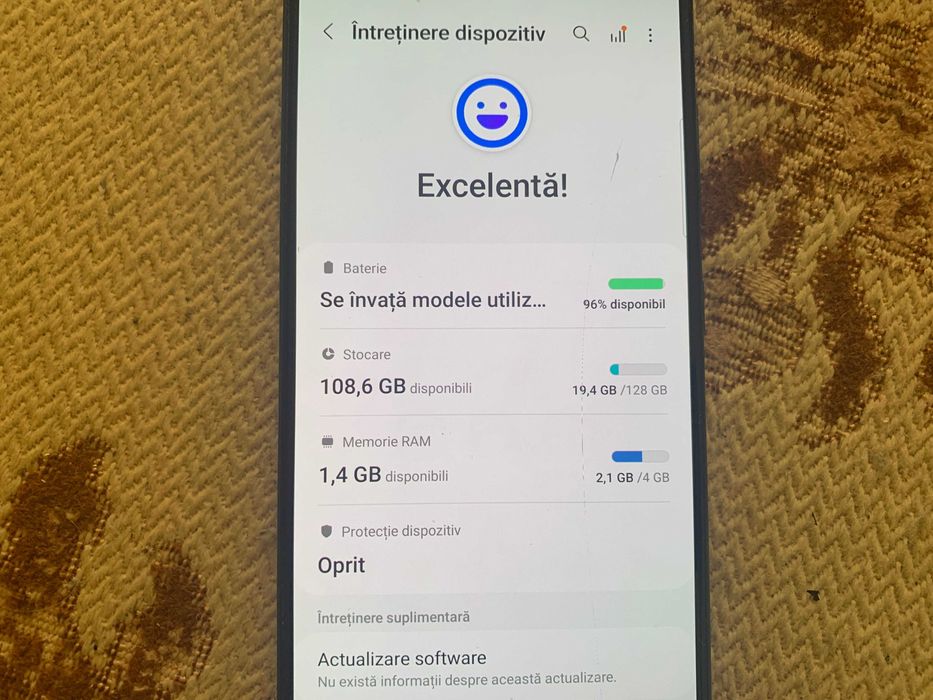samaung A 51 fisura sticla display ok 180 lei