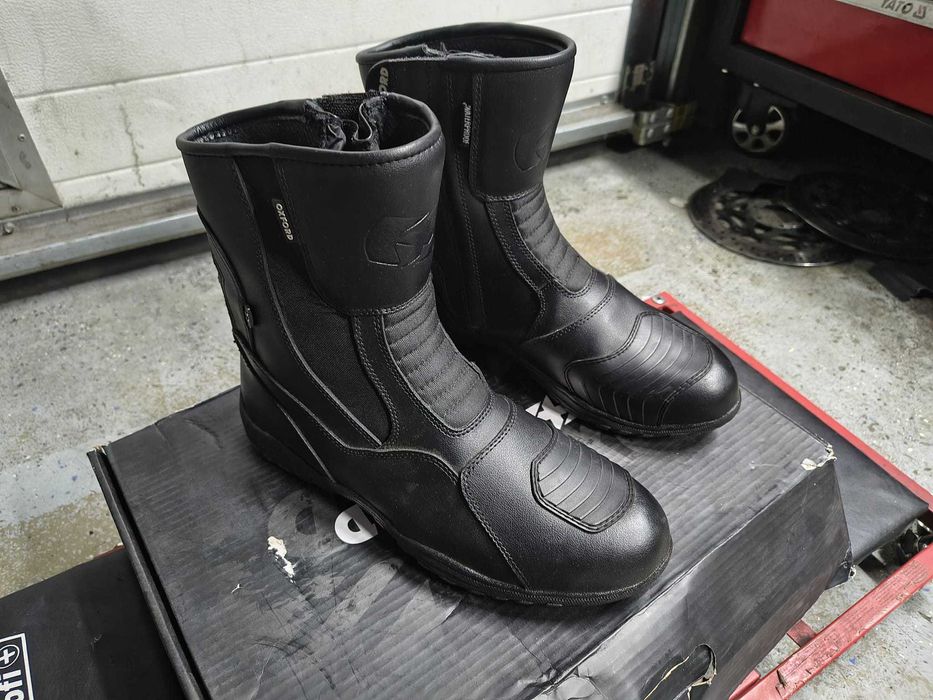 Cizme moto din piele