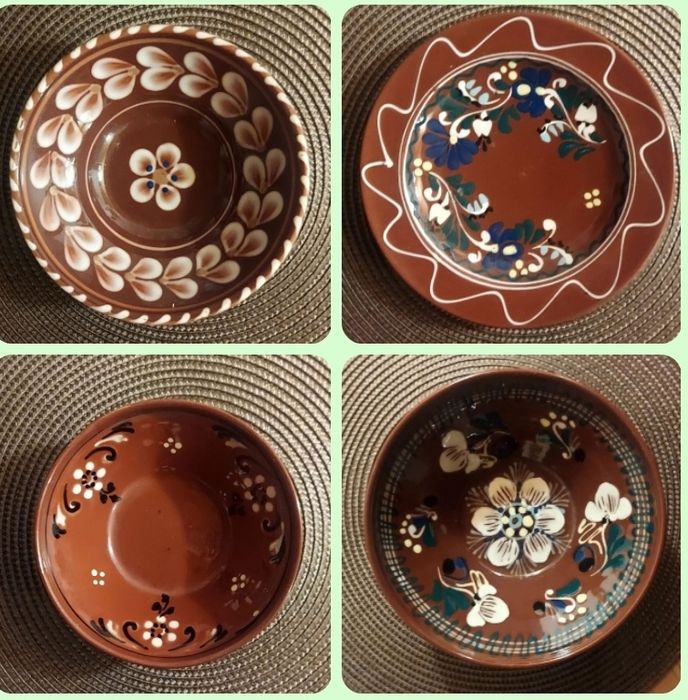 Set farfurii ceramica veche