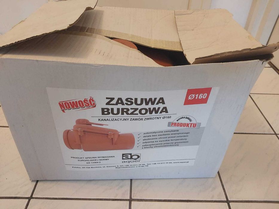 Valvă antiretur diametrul 160mm pentru canalizare