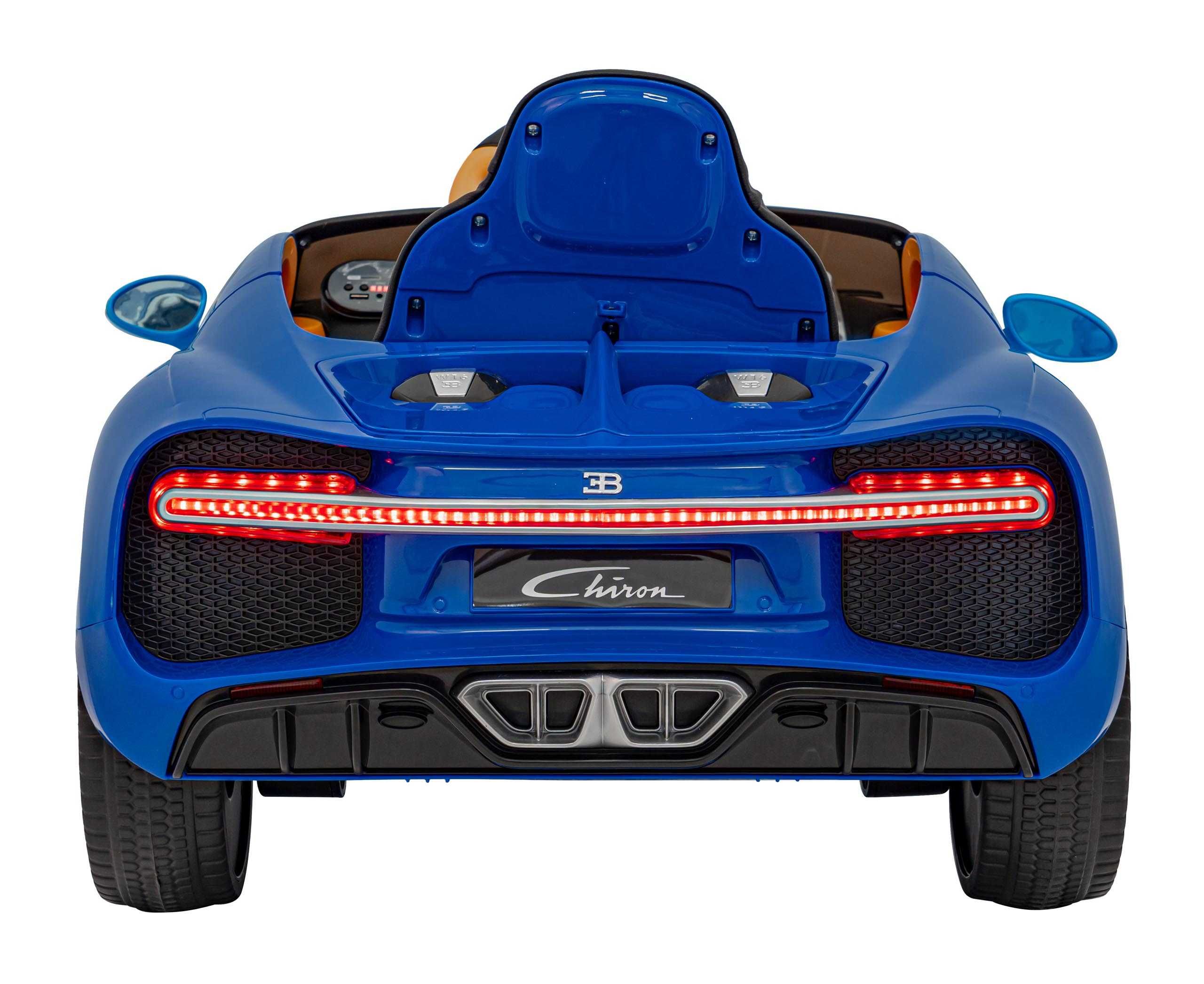 Лицензирана Акумулаторна Кола Bugatti Chiron, 70W, 12V/7Ah, EVA гуми