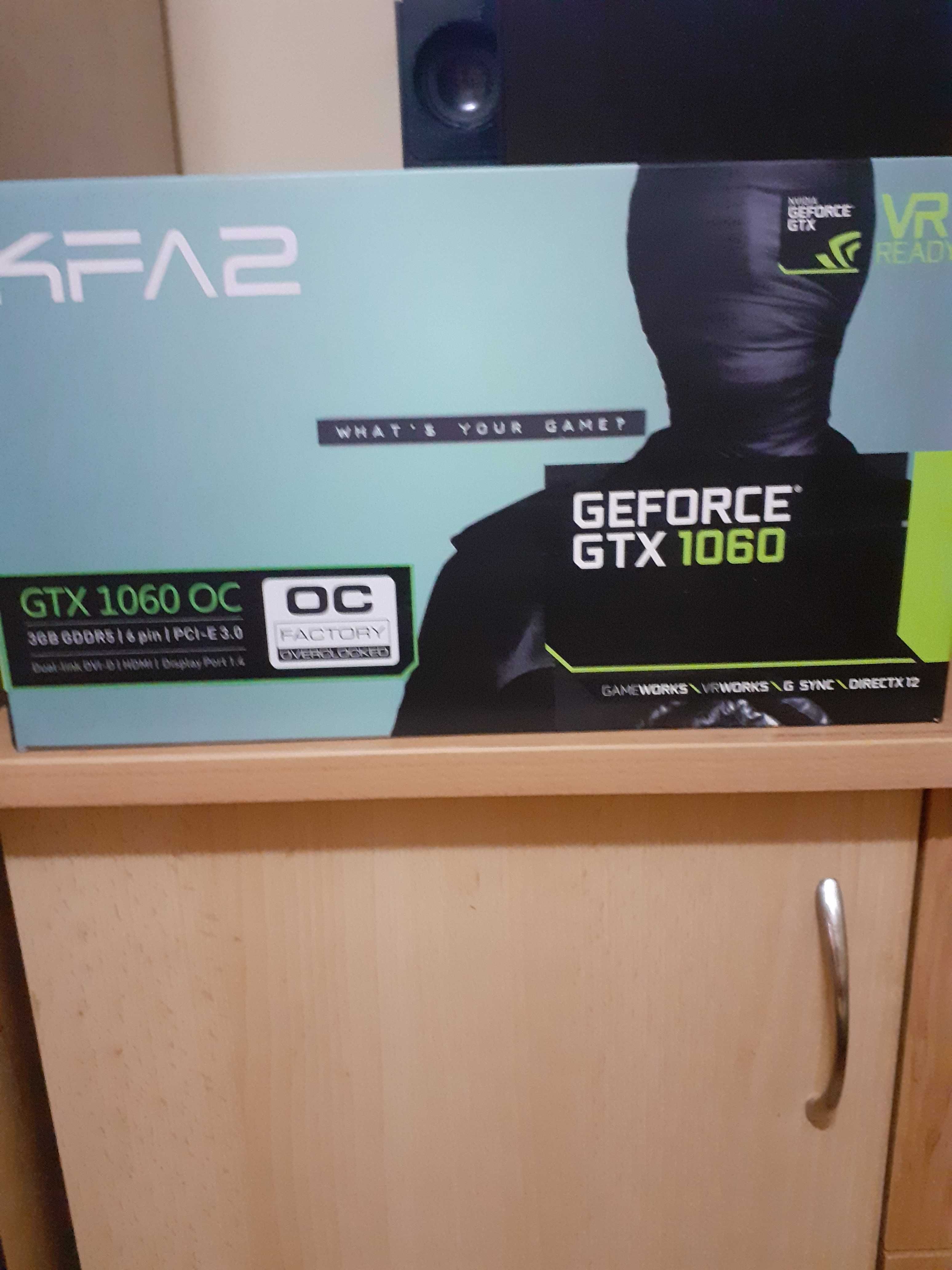 Placa Video KFA Geforce Gtx 1060 OC ,3GB  Gddr5 ,192