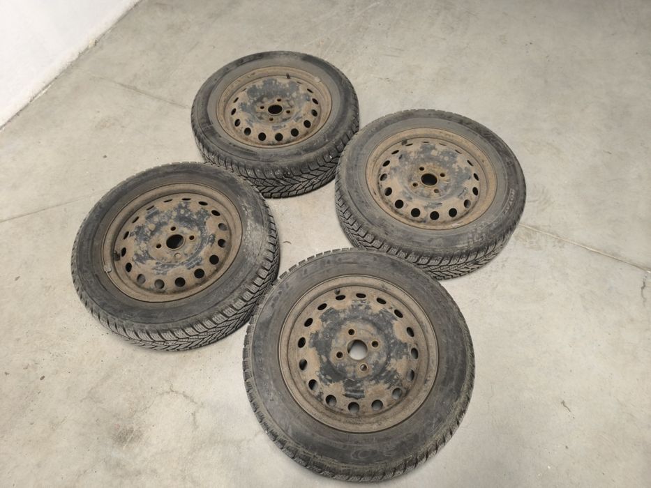 Железни джанти 4х100 R15 + Бонус зимни гуми Debica Frigo