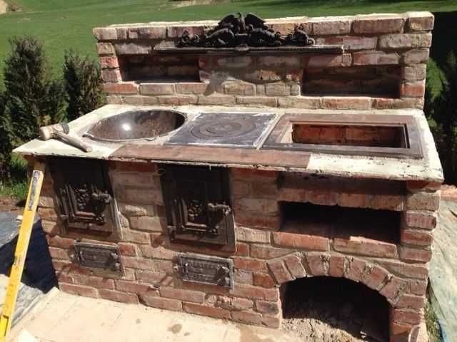 Уличный Казан-ошак, мангал-камин. уй - пеш, Печь домашняя