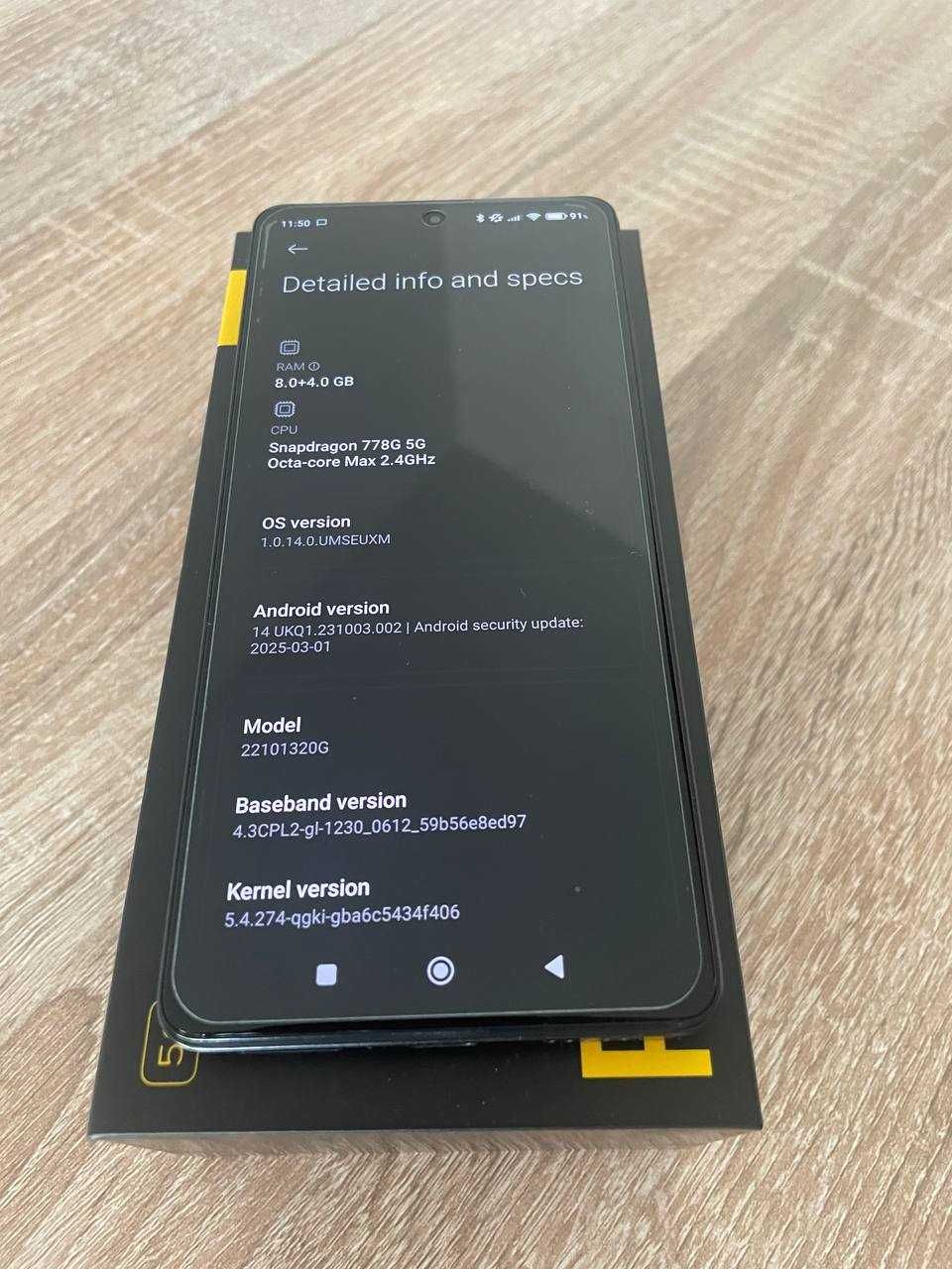 Xiaomi Poco X5 Pro 5G Black 8GB RAM 256GB ROM Dual SIM