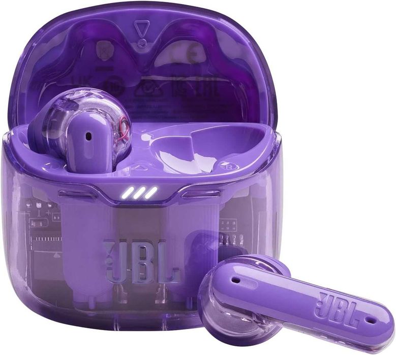 Нови Bluetooth Безжични Слушалки JBL Tune Flex Ghost Edition TWS ANC