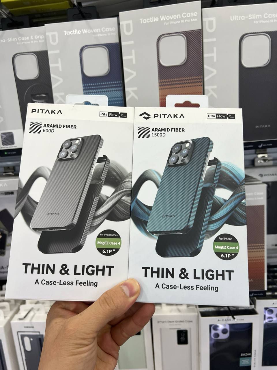 Pitaka MagEz iPhone 15 Original Carbon Fiber (Оптом и в Розницу)