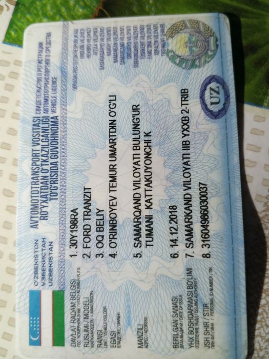 Fort tranzit sotiladi xolati yaxshi yuradi