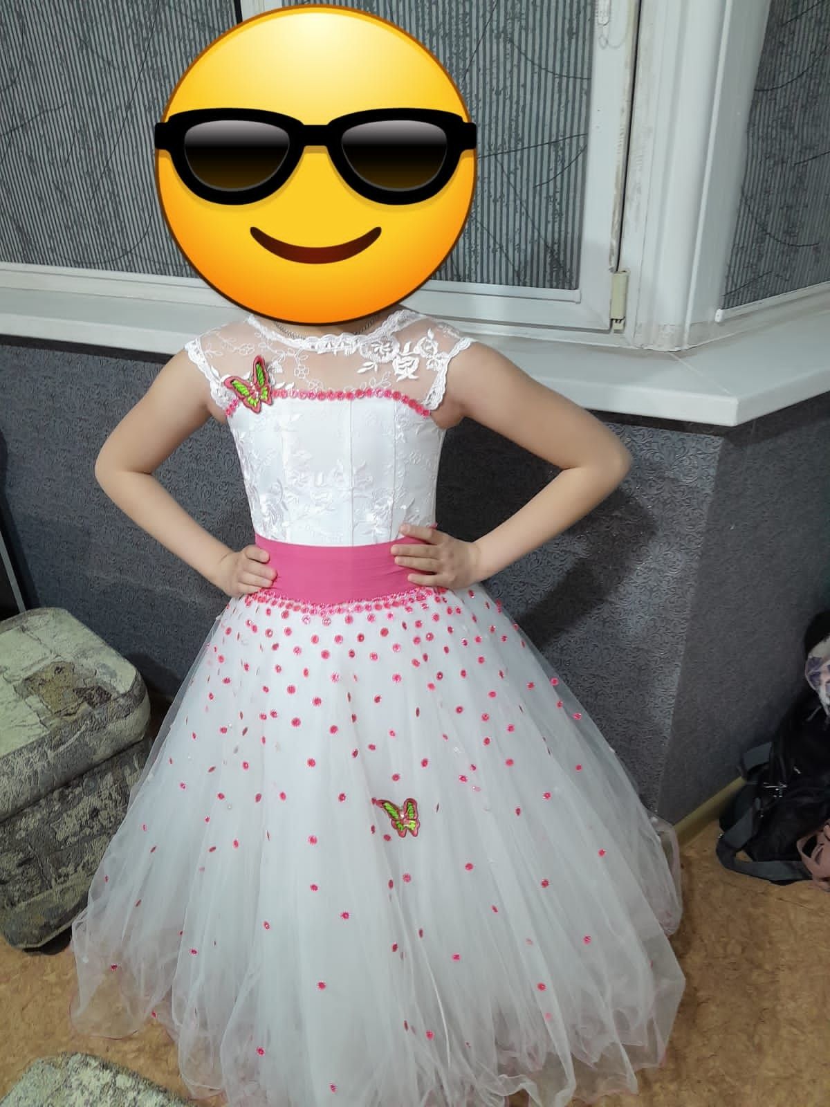 Продаем бальное нарядное платье для девочки 6-8 лет