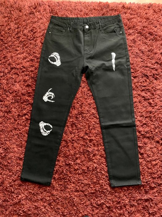 Jeans negrii, mar 38