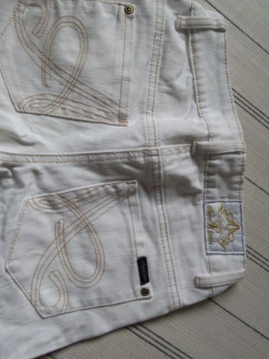 Jeans skinny albi bumbac XS 32de