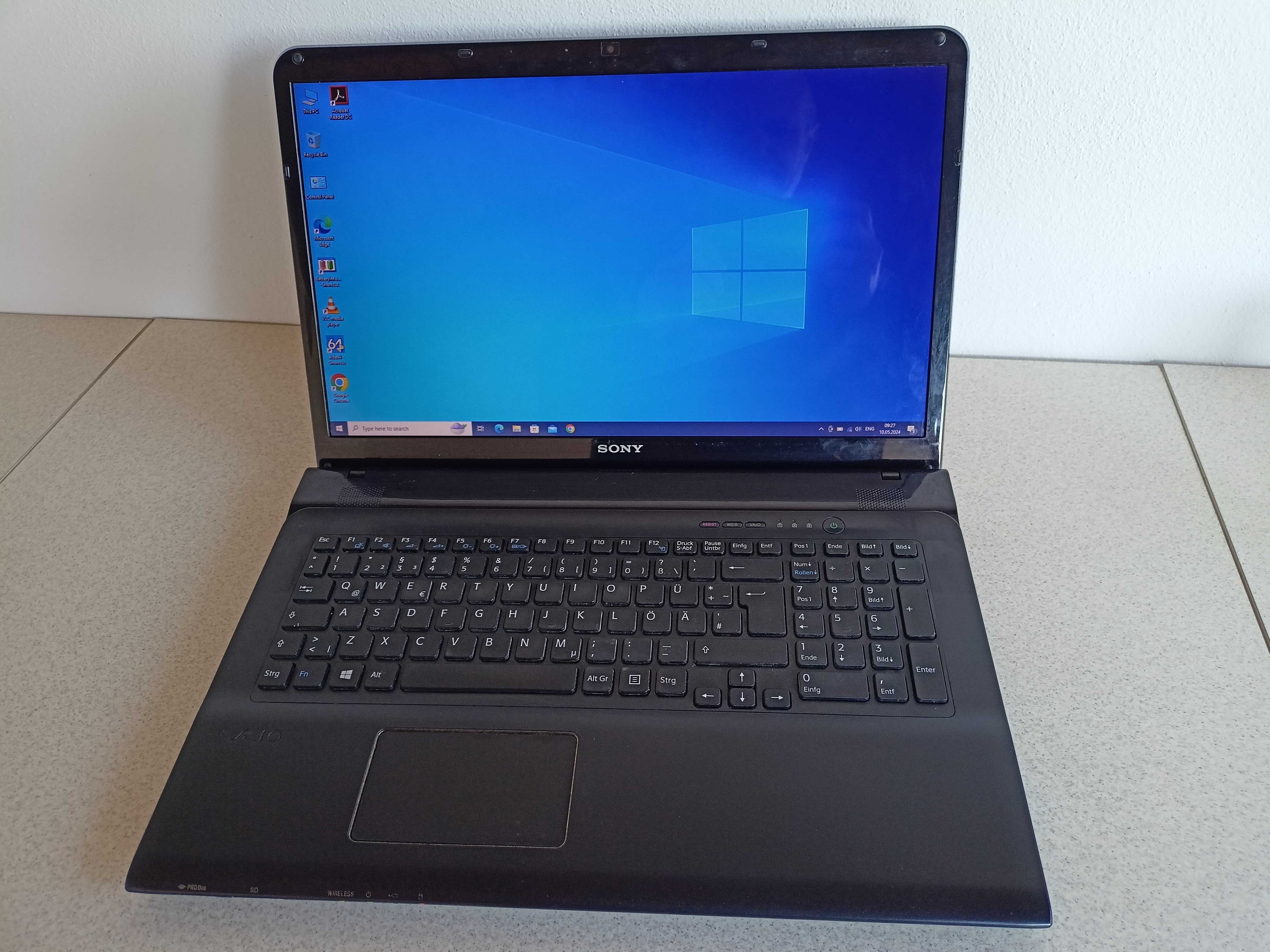 Laptop Sony SVE171 display 17,3 procesor Intel B970 ram 8gb hdd500gb