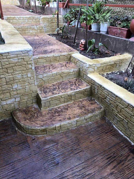 Декоративни обмазки от щампован бетон