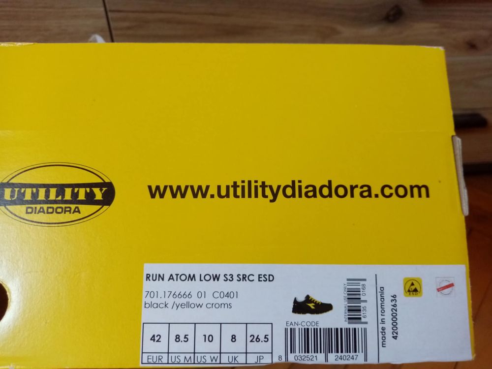 Работни обувки Диадора  ATOM LOW S3 SRC ESD