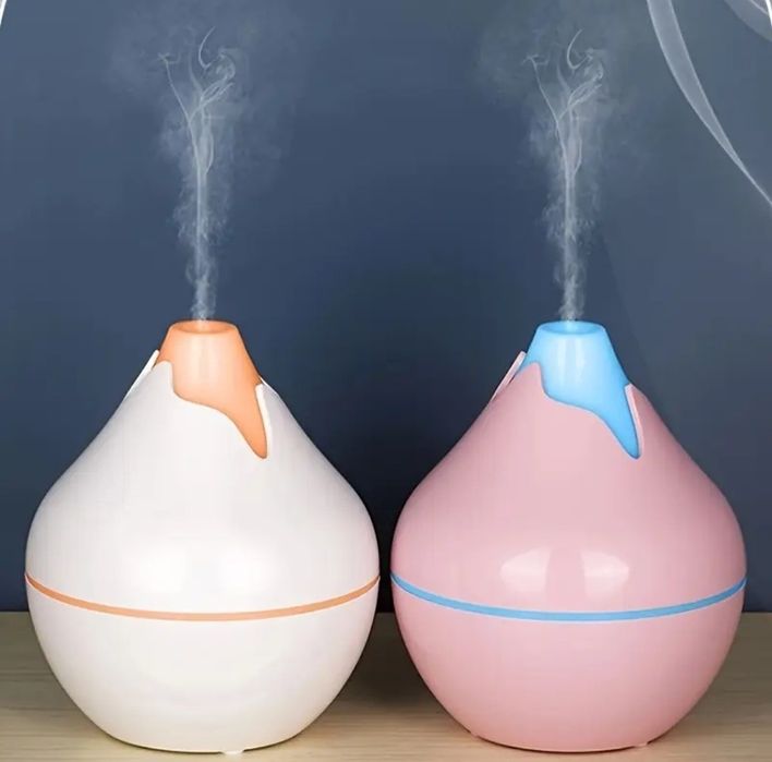 Umidificator de aer cu USB, Difuzor de uleiuri esențiale cu lumină în