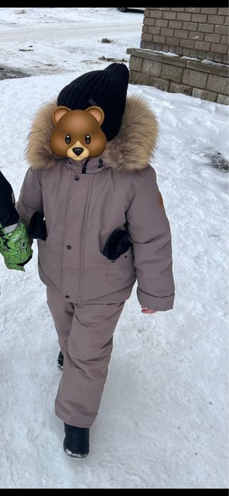 Зимний костюм куртка и полукомбинезон