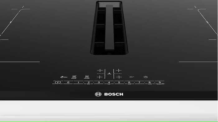 Bosch Серия 8 Индукционен плот с вградена вентилация 80 см