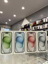 iPhone 15 NOU, Green/Blue/Pink/Black sigilat!