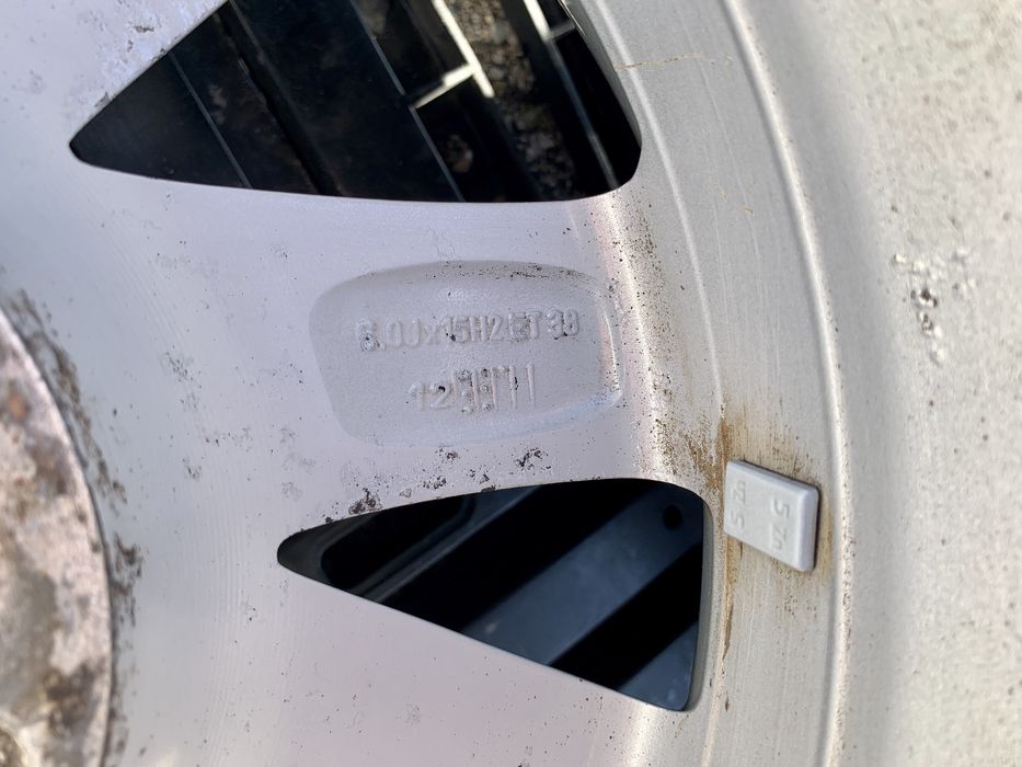 Алуминиеви джанти 15" 5x100+ЗИМНИ ГУМИ-Seat Ibiza,Skoda Fabia,Vw Polo