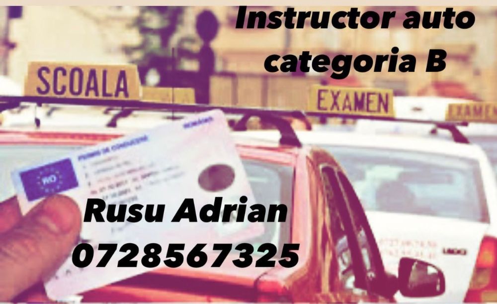 Instructor auto autorizat cat. B.