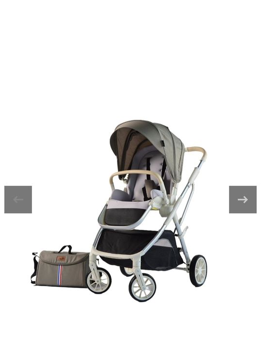 Vând cărucior utilizat de 3 ori