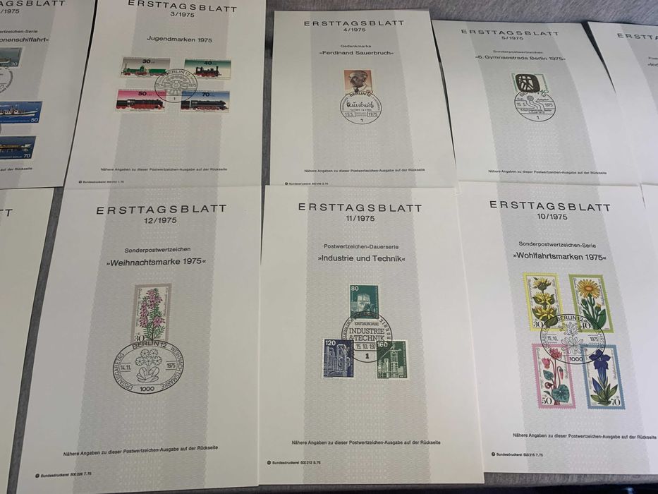 пощенски марки Германия Първи лист 1975г