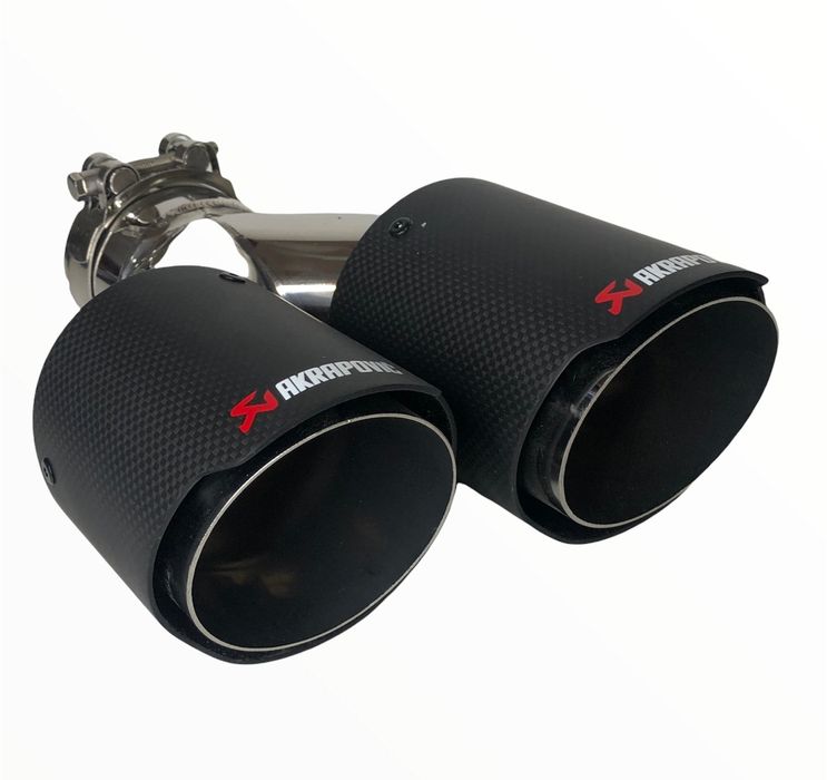 Накрайник за ауспух Akrapovic №3315 Двоен Y Карбон мат