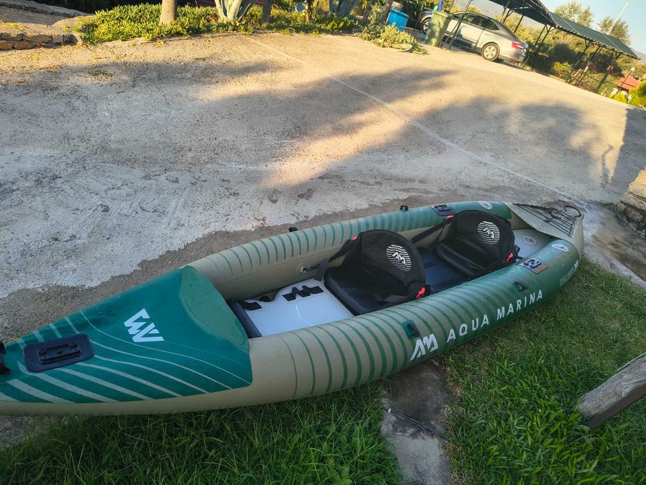 Каяк риболовен AQUAMARINA  Caliber с твърдо дъно Dropstitch