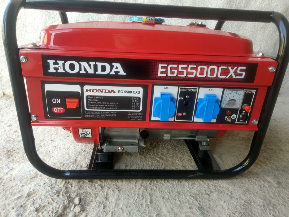 Продаю Новый Бензиновый генератор Honda EG 5500 CXS