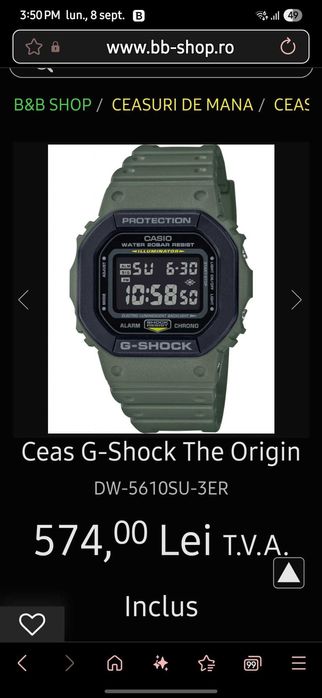 Ceas G-Shock The Origin