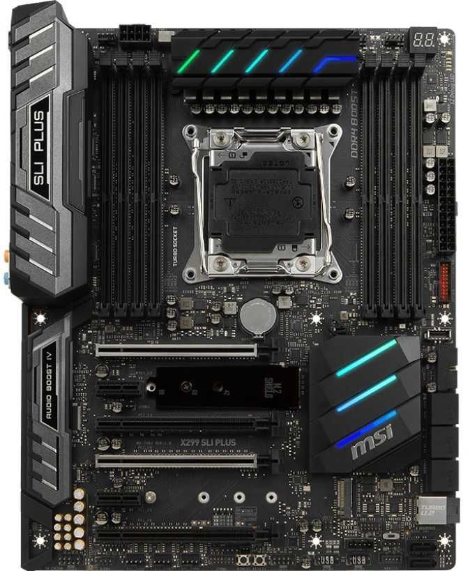 Дъно Дънна платка MSI X299 SLI Plus LGA 2066 до 256GB DDR4