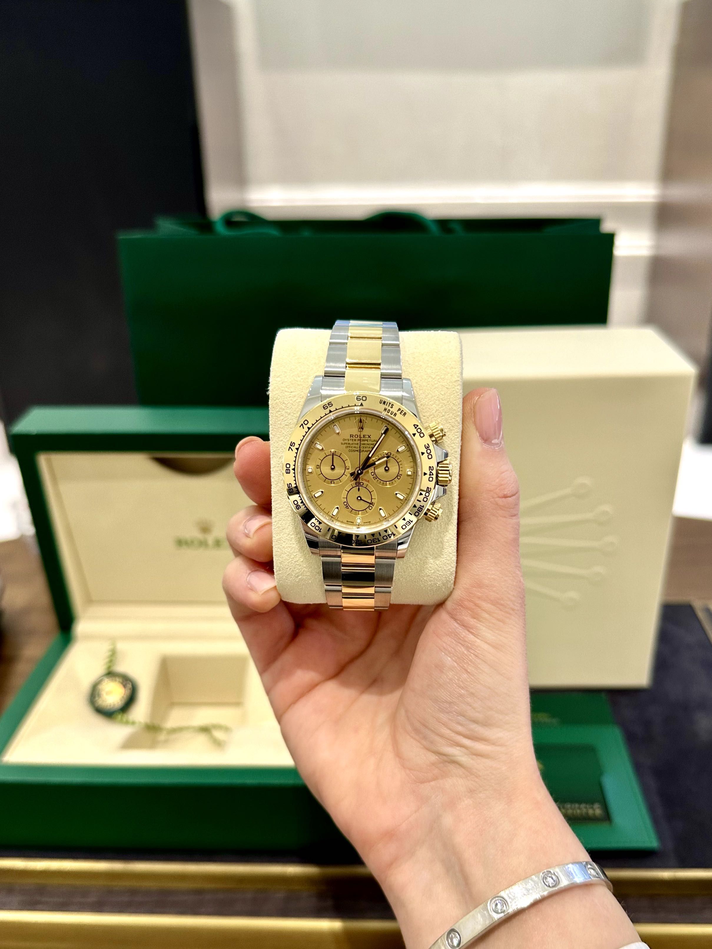 NEW Rolex Cosmograph Daytona 40mm Steel and Yellow Gold 116503