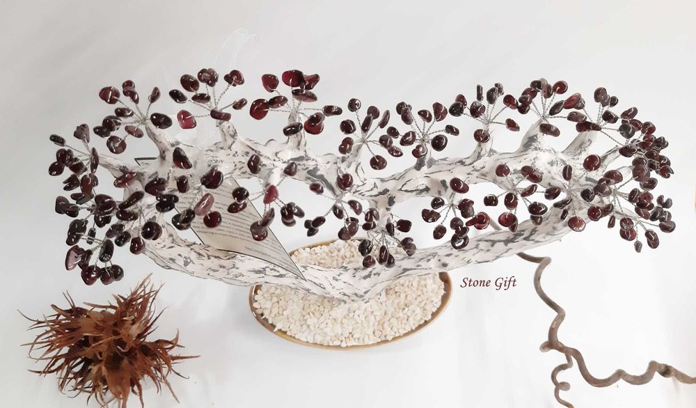 Дръвче Гранат Сърце Индивидуална Поръчка, Подарък Любов, Грант, Здраве