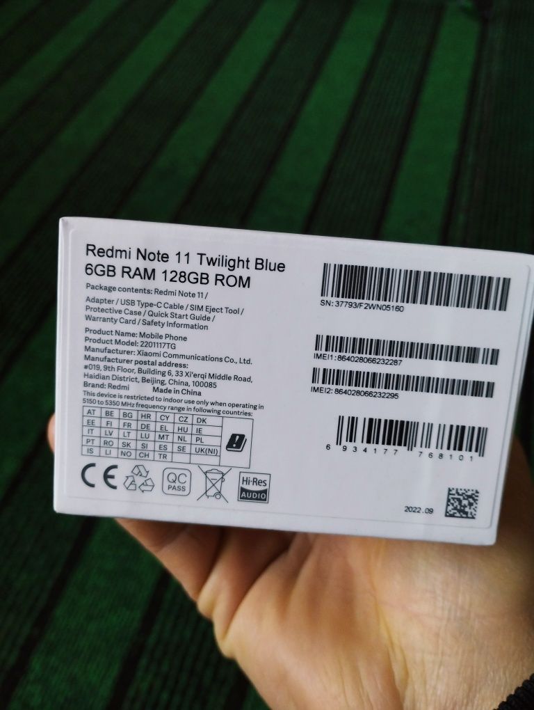 Redmi note 11. 8/128