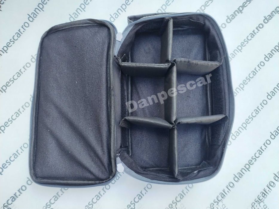 Geanta transport 6 tamburi mulinete sau Accesorii pescuit 30x19x8cm