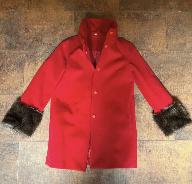 Palton rosu femei marimea 36