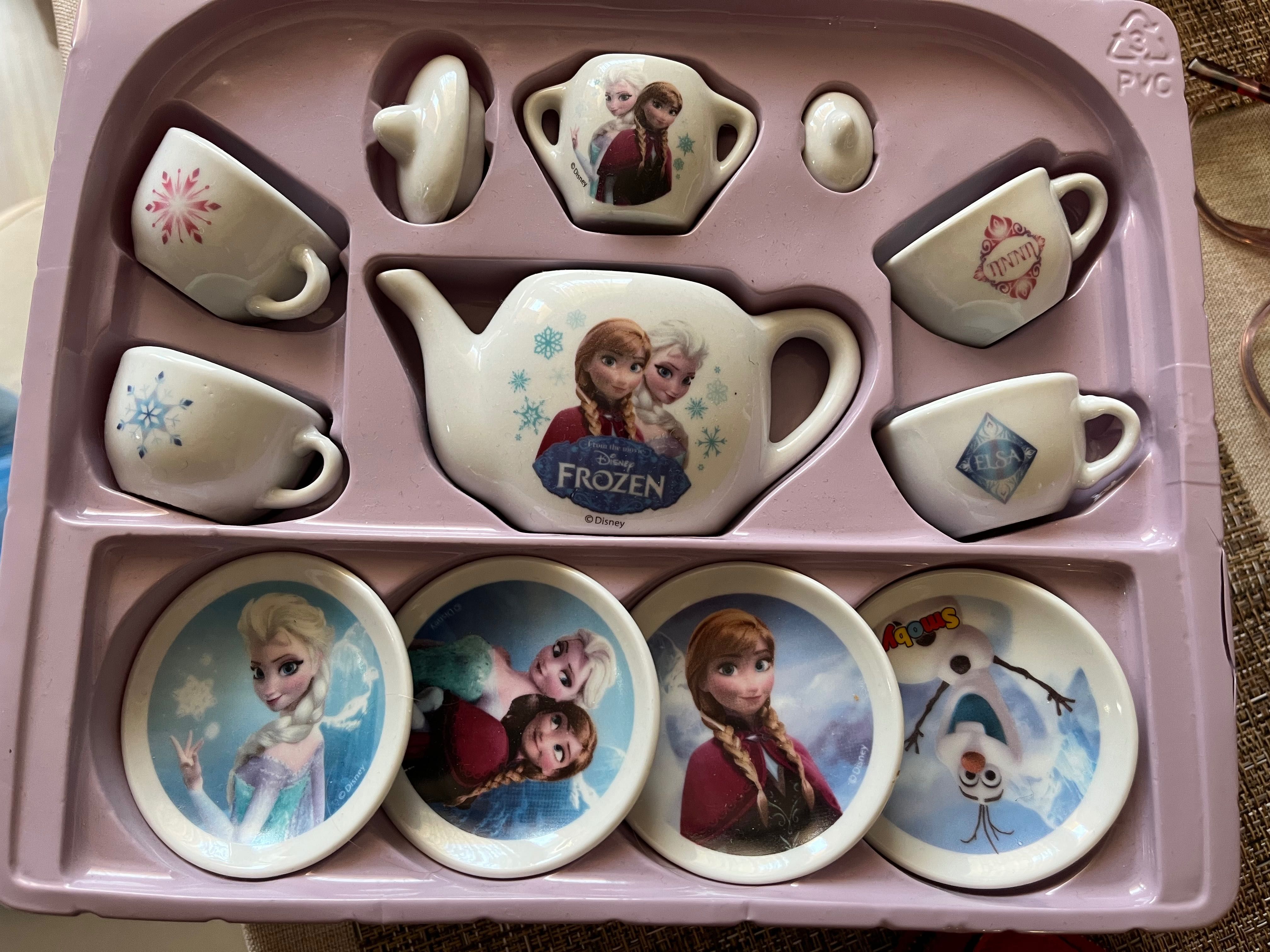 Детски порцеланов сервиз Frozen, Disney + пъзел