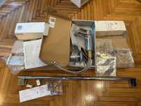 Baterie Lavoar Hansgrohe Metris si suport prosop Keuco Germany lux