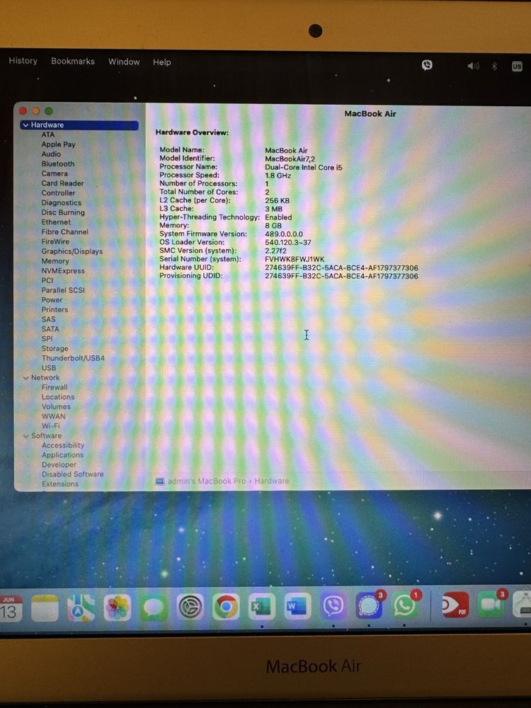 MacBook Air 13-inch 2017