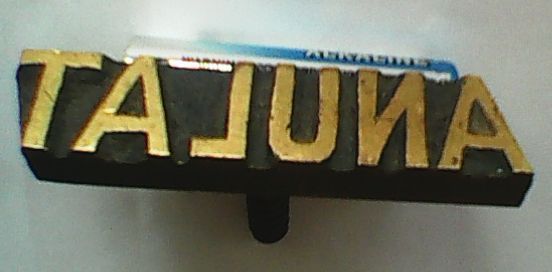 Stampila metalica "ANULAT" 6,5cm x 1,5 cm