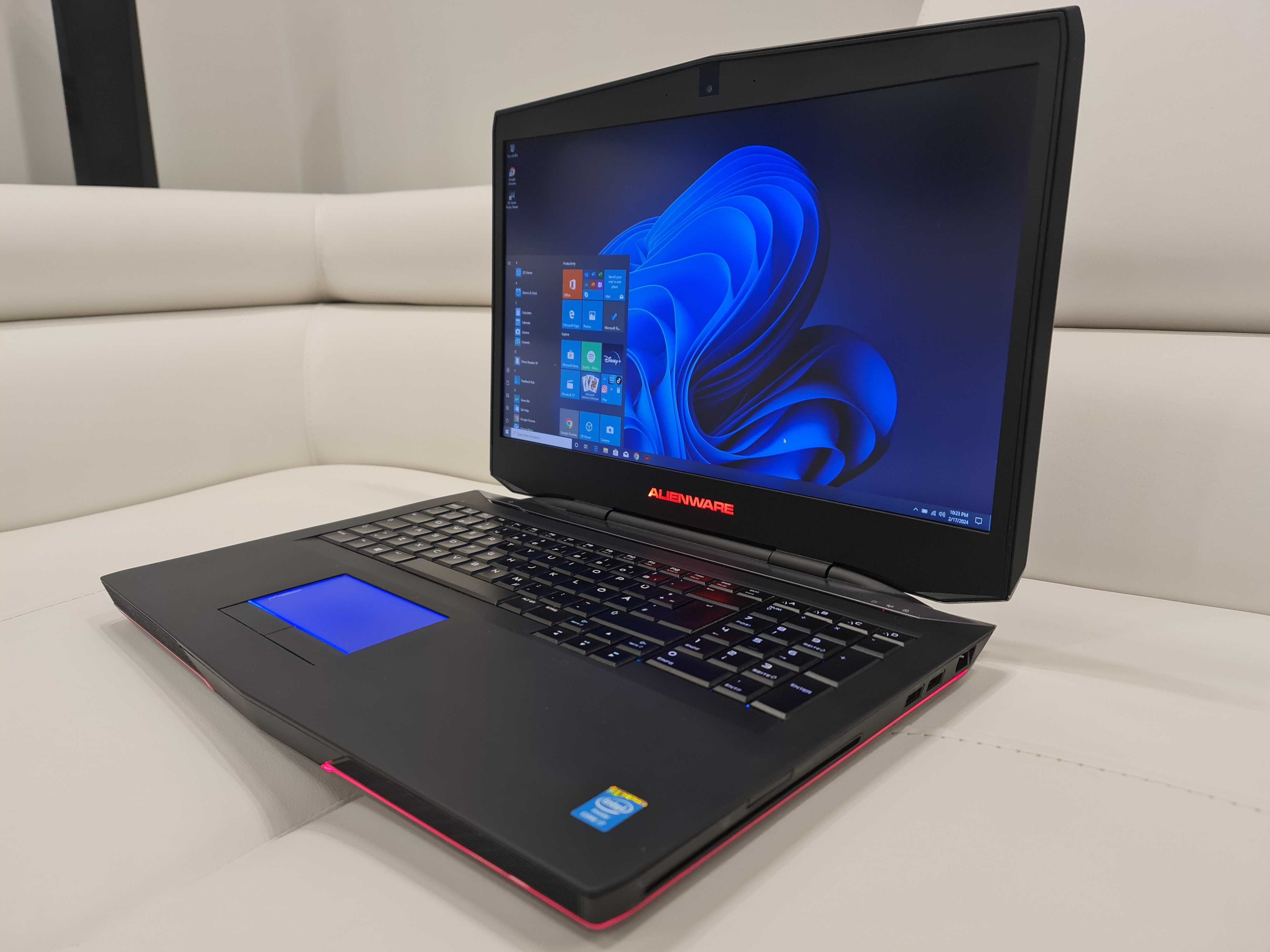 Laptop gaming ALIENWARE 17,3 inch ,intel core i7, video GTX, SSD 1 TB