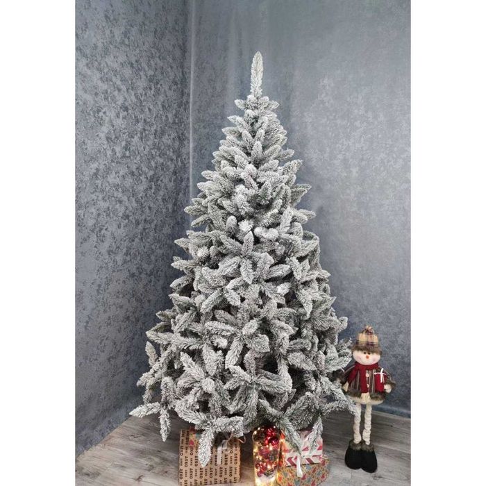 Изкуствена коледна елха Grand Victoria заснежена, luxury коледно дърво