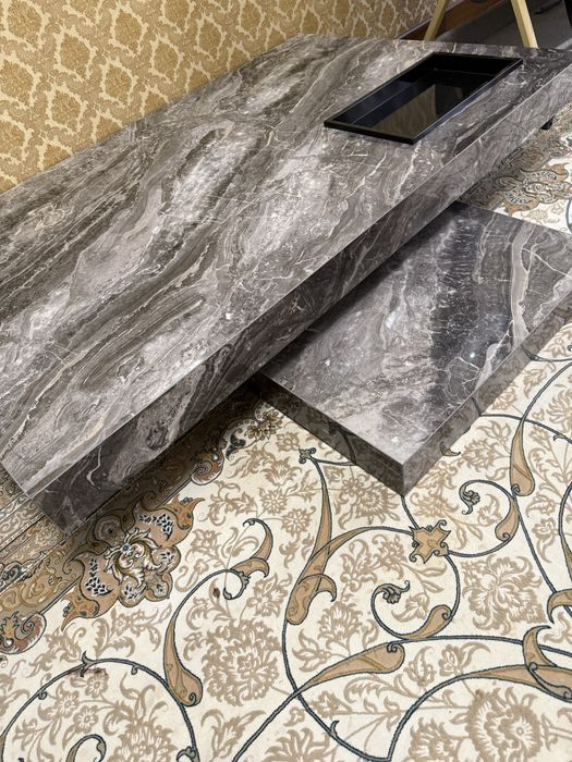 Каменный стол хайтек