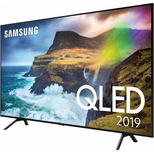 55" Телевизор Samsung QE55Q70RAU 2019 QLED, HDR, LED, черный графит