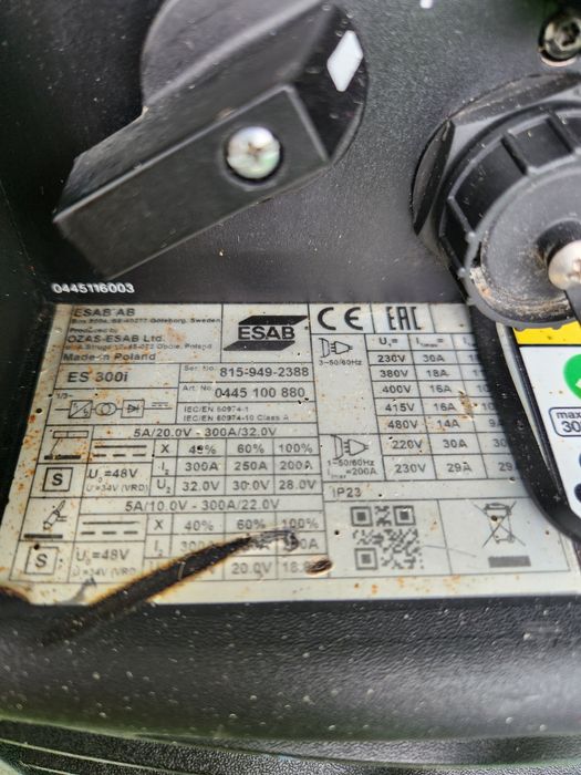 Aparat sudura Esab ES 300i